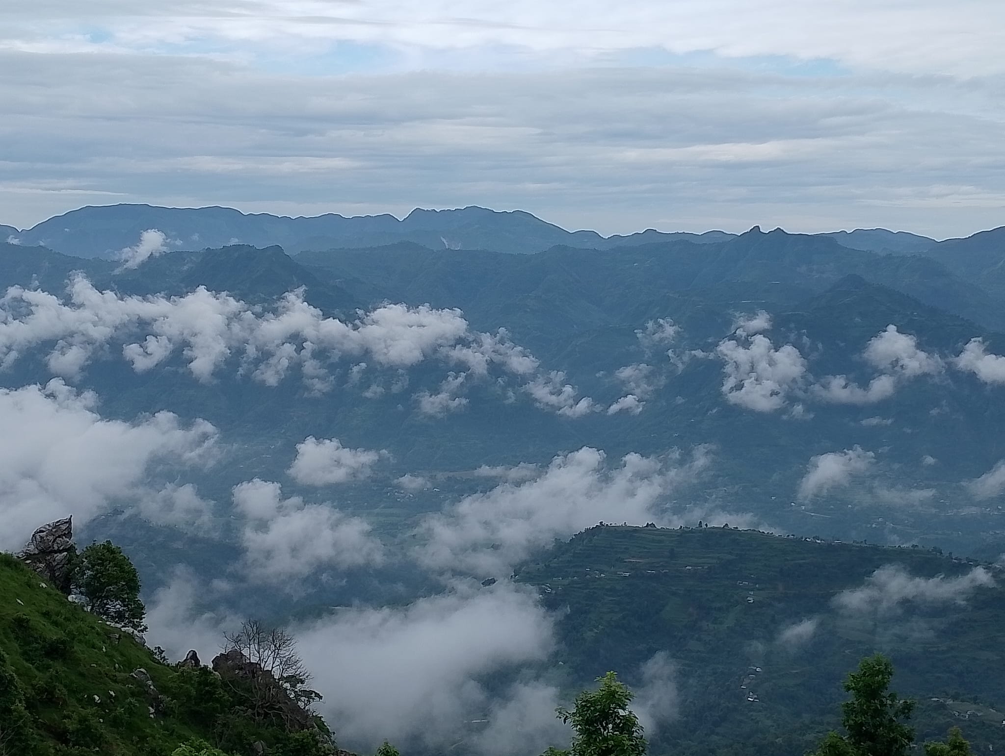 View from Himalayan Hillyview resort.